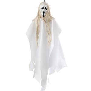 Halloween/horror thema hang decoratie spook - enge/griezelige pop - 60 cm   -