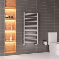 Eastbrook Corinium handdoekradiator 60x120cm 696W grijs mat - thumbnail