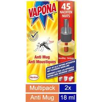 Vapona Anti Mug - Stekker Navullingen - Voordeelverpakking 2 stuks - thumbnail