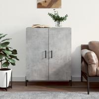 Dressoir 69,5x34x90 cm bewerkt hout betongrijs - thumbnail