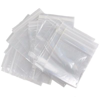 Gripzakjes/verpakkingszakjes - 160x - transparant - 100 x 130 mm/10 x 13 cm - hersluitbaar
