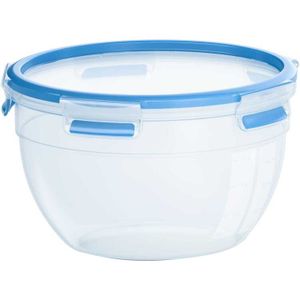 EMSA CLIP & CLOSE N10114 Rond Container 2,6 l Blauw, Transparant 1 stuk(s)