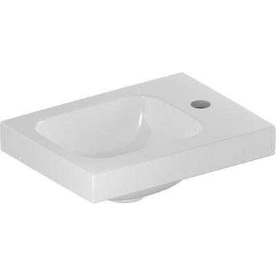 Geberit Icon Light fontein - 38x28x14cm - 1 kraangat Rechts - zonder overloopgat - Keramiek - glans wit 501.830.00.1