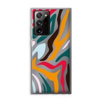 Colored Zebra: Samsung Galaxy Note 20 Ultra / Note 20 Ultra 5G Transparant Hoesje