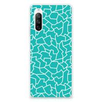 Sony Xperia 10 III | Hoesje maken | Cracks Blue