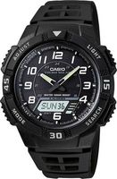 Horlogeband Casio AQ-S800W / 10395812 Kunststof/Plastic Zwart 18mm - thumbnail