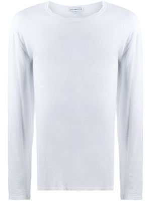 James Perse t-shirt à manches longues - Blanc