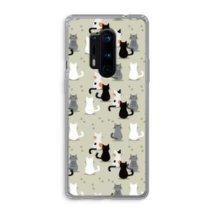 Katten: OnePlus 8 Pro Transparant Hoesje