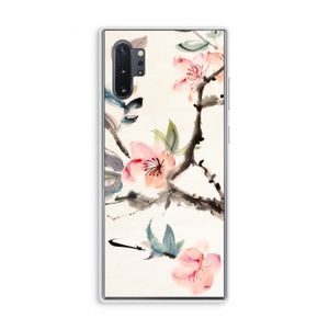 Japanse bloemen: Samsung Galaxy Note 10 Plus Transparant Hoesje