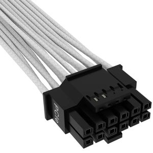 Corsair Premium Sleeved PCIe 5.0 12VHPWR PSU Adapterkabel kabel 50 centimeter