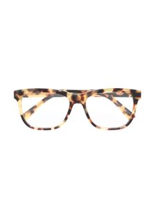 Dolce & Gabbana Kids lunettes de vue à monture rectangulaire - Marron