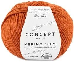 Katia Merino 100% 020 Intens oranje