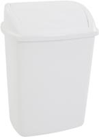 Vuilbak met swing deksel, 26 l, wit