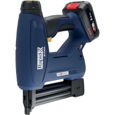 18V accu nietmachine voor 53/8-20mm - 8/15-20mm - RAPID - BTX553 - Koffer + 2,5Ah accu + lader