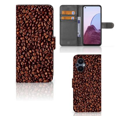 OPPO Reno 8 Lite | OnePlus Nord N20 | Book Cover | Koffiebonen | Portemonnee hoesje