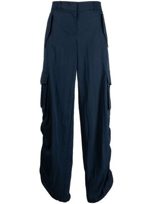System pantalon ample à lien de resserrage - Bleu