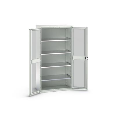 Bott Verso Systeemkast | 1050x550x2000mm | 4 Legborden | 2 Raamdeuren | RAL 7035 - 16926277.16