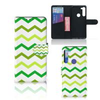Motorola G8 Power | Telefoon Hoesje | Zigzag Groen