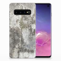 Samsung Galaxy S10 | TPU | Siliconen hoesje | Beton Print Samsung Galaxy S10 | TPU | Siliconen hoesje | Beton Print