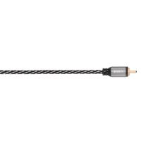 Avinity Subwooferkabel + Ad. Cinch-aansl. - 2 Cinch-st Stof Verg. 3,0 M