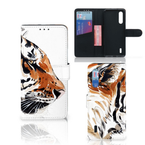 Hoesje Xiaomi Mi 9 Lite Watercolor Tiger