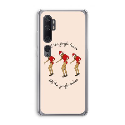 Jingle Ladies: Xiaomi Mi Note 10 Transparant Hoesje