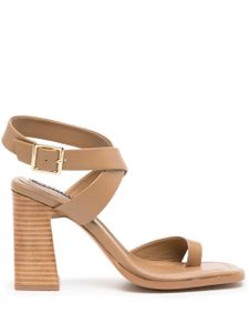 Senso sandales Chrissy 90 mm en cuir - Marron