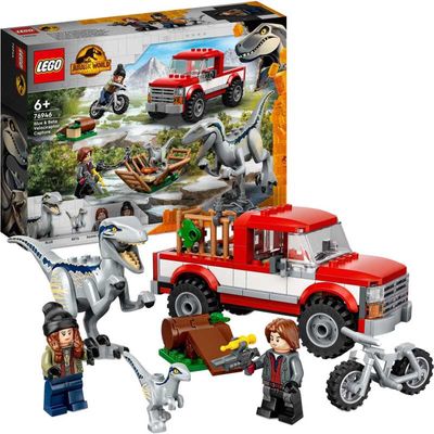 Jurassic World - Blue & Beta velociraptorvangst Constructiespeelgoed