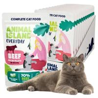 ANIMAL ISLAND Everyday Beef fillets in broth - nat kattenvoer - 12 x 85g