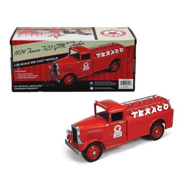 1934 Texaco T-23 GMC 1:33 Tanker - Die-Cast Spaar Pot