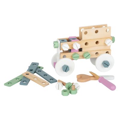Small Foot - houten bouwconstructieset nordic, 67dlg.