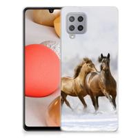 Samsung Galaxy A42 | TPU Hoesje | Paarden