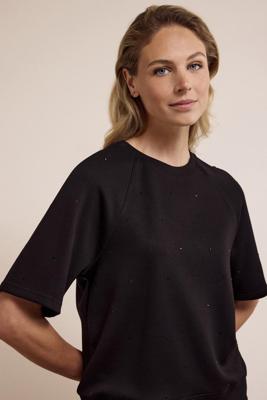 Tramontana Technical Sweat Jumper Rhinestones C12-17-601 Trui 009000 Black