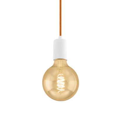 Eglo HanglampYorth pendel wit met oranje snoer - 32529