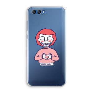 Hartje: Honor 10 Transparant Hoesje