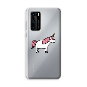 Eenhoorn: Huawei P40 Transparant Hoesje