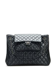 CHANEL Pre-Owned sac porté épaule Paris-Edinburgh Flap 2014 - Noir