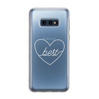 Best heart pastel: Samsung Galaxy S10e Transparant Hoesje