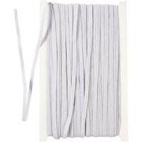 Creativ Company Elastiek dikte 6mm wit, 50m Creativ Company Elastiek dikte 6mm wit, 50m