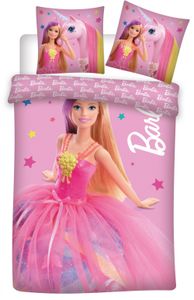 Barbie baby dekbedovertrek Princess 100 x 135 cm Katoen