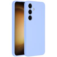 Accezz Liquid Silicone Backcover Samsung Galaxy S24 Plus Telefoonhoesje Paars
