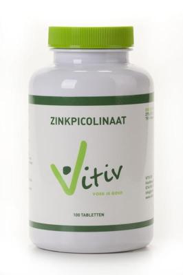 Vitiv Zink picolinaat 50mg 100 Tabletten