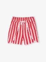 Short voor meisjes in seersucker rood, gestreept