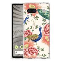 TPU Hoesje voor Google Pixel 7A Pink Peacock - thumbnail