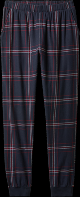 esmara Flanellen dames pyjamabroek (Marineblauw, M (40/42))