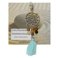 Sleutelhanger Dromenvanger met Natuursteen