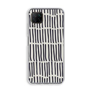 Moroccan stripes: Huawei P40 Lite Transparant Hoesje