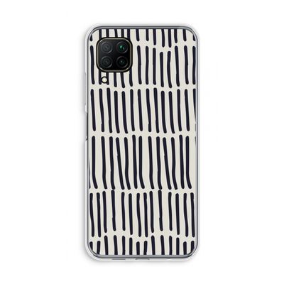 Moroccan stripes: Huawei P40 Lite Transparant Hoesje