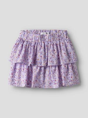 Name it zomer rok meisjes - paars - NkfVinaya