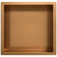 Wiesbaden Demis Inbouwnis 30x30x7 cm - Luxe Geborsteld Brons Koper RVS